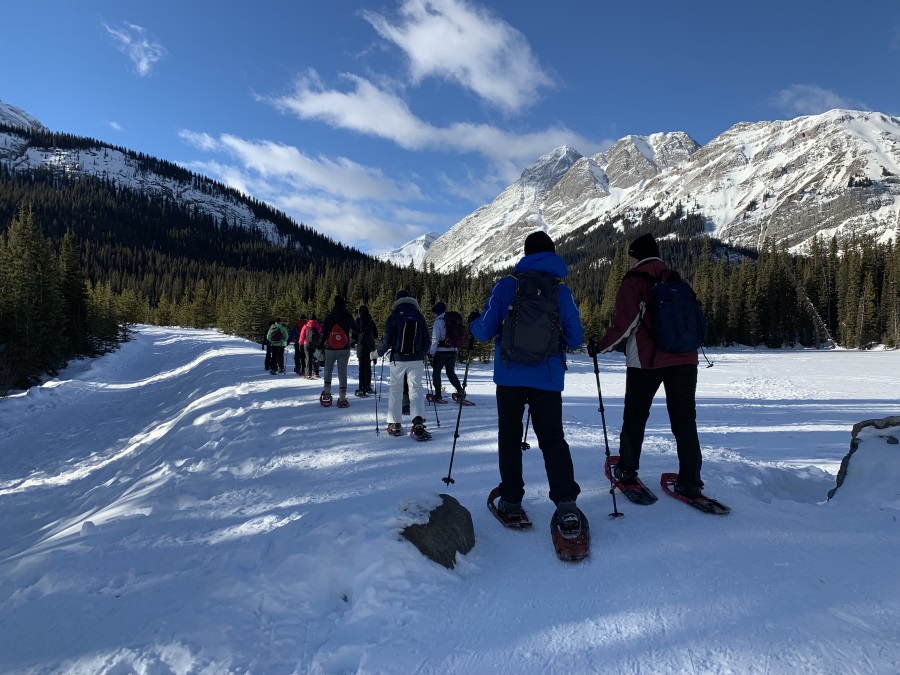 Snowshoeing: Burstall Pass Trail