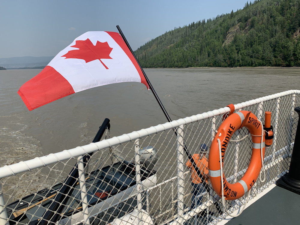 I’m On A Boat!! (in Dawson City, Yukon)