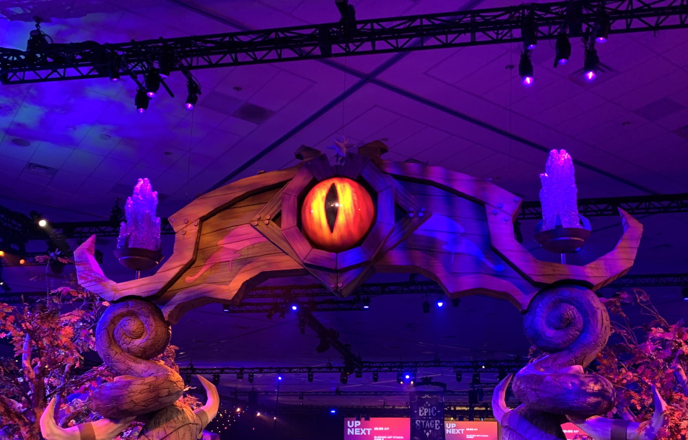 BlizzCon Badge Trading at the Darkmoon Faire