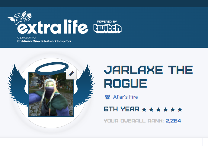 Extra Life 2021: Year 6!!